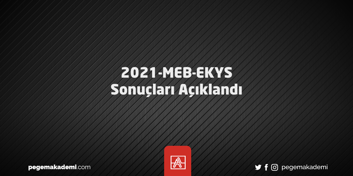 Samsun Pegem Akademi 2021 Meb Ekys Sonuclari Aciklandi Duyurular